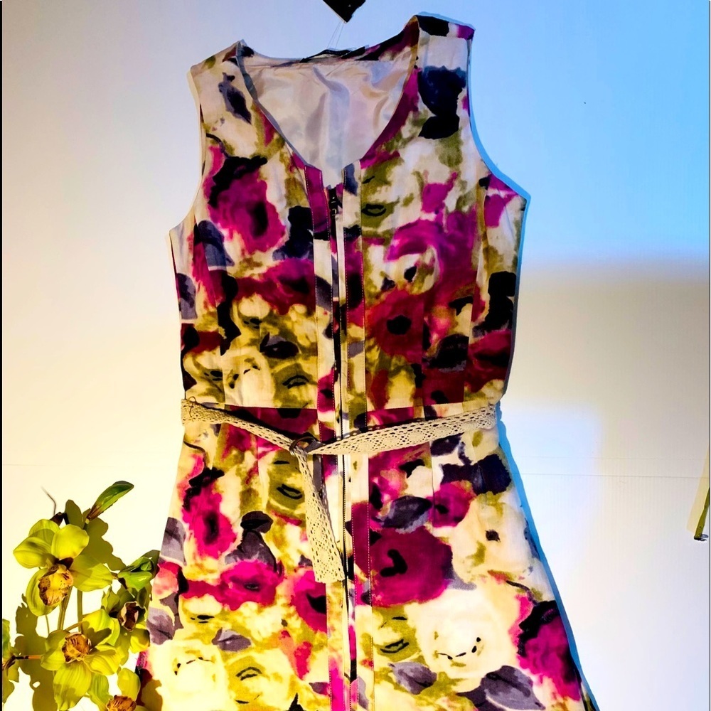 Eric Alexandre flowery dress size 36